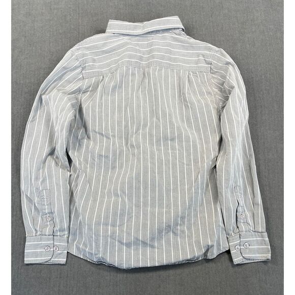 BKE Button Down Shirt Men M Gray Striped Western‎ Cowboy Style Lightweight Layer - Picture 6 of 7